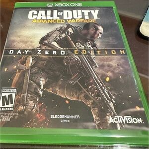 XBOX ONE CALL OF DUTY ADVANCED WARFARE DAY ZERO EDITION